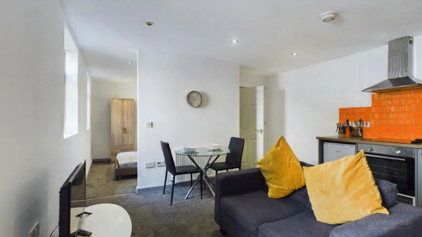 Opening frame of a ROAM walkthrough of a one-bedroom apartment